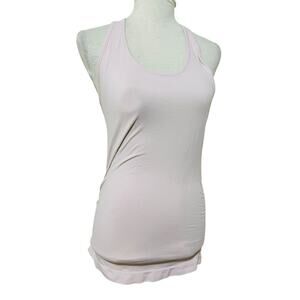 Athleta Speedlight Tank Top Pale Pink Womens Small Workout